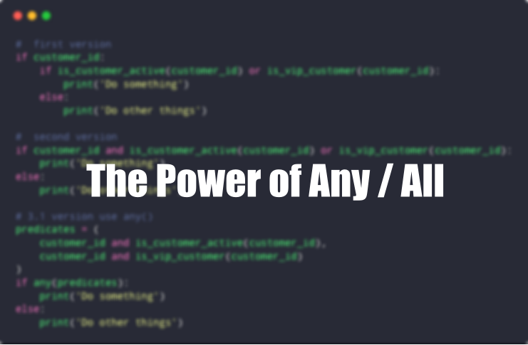 The Power of Any / All